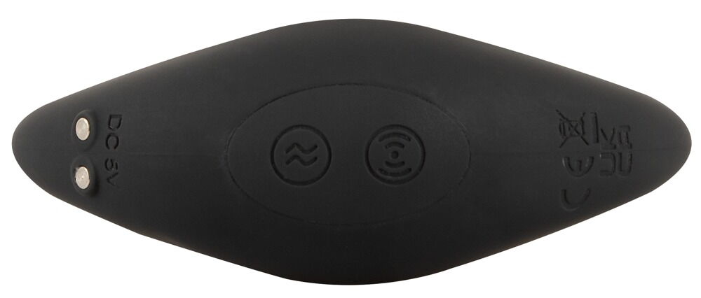 Prostata-vibrator med rimming-massageringe