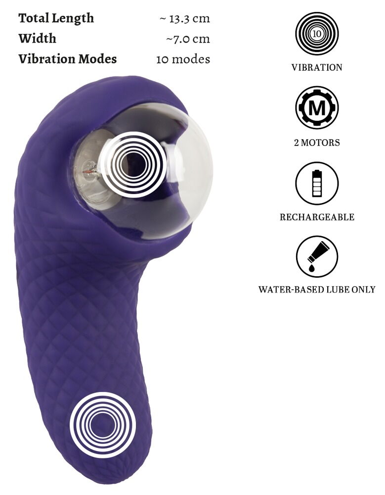 Vibrator »ZANTO« med plasmakugle