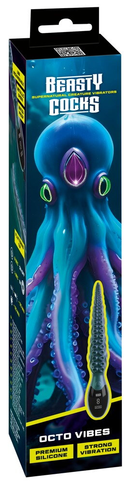 Vibrator "Octo Vibes" med 9 vibrationsindstillinger