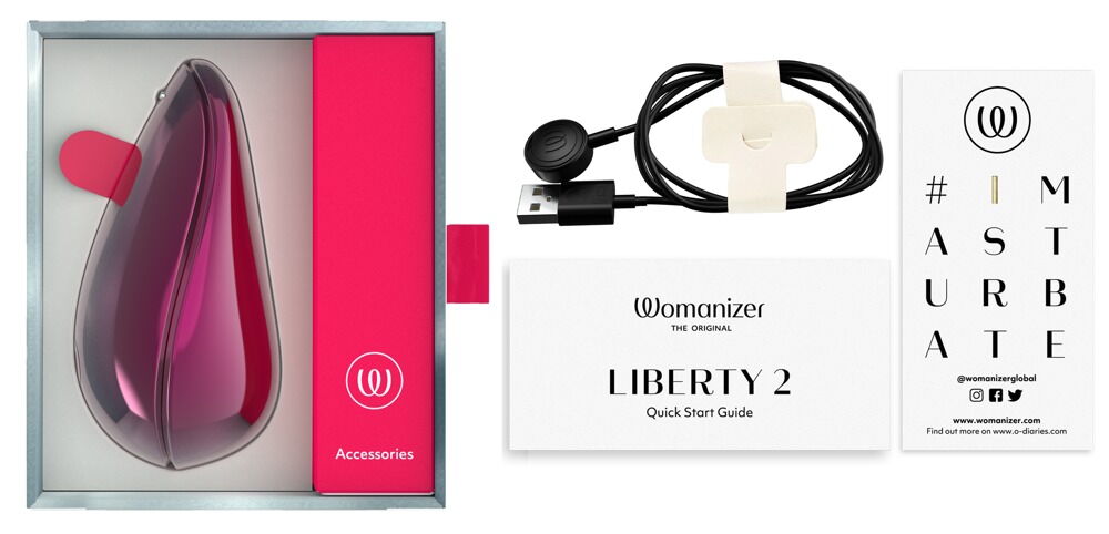 Pulsator "Womanizer Liberty 2 Iggy Azalea" med 8 intensitetsniveauer