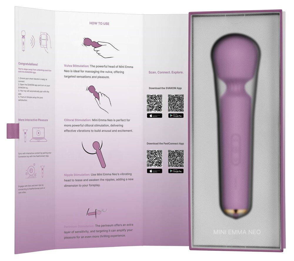 Massagestav »Mini Emma Neo« kan også styres via app