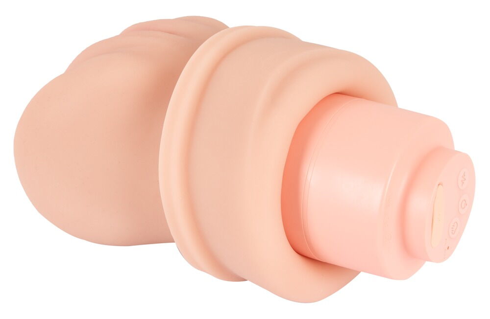 Masturbator med sugefunktion og vibration