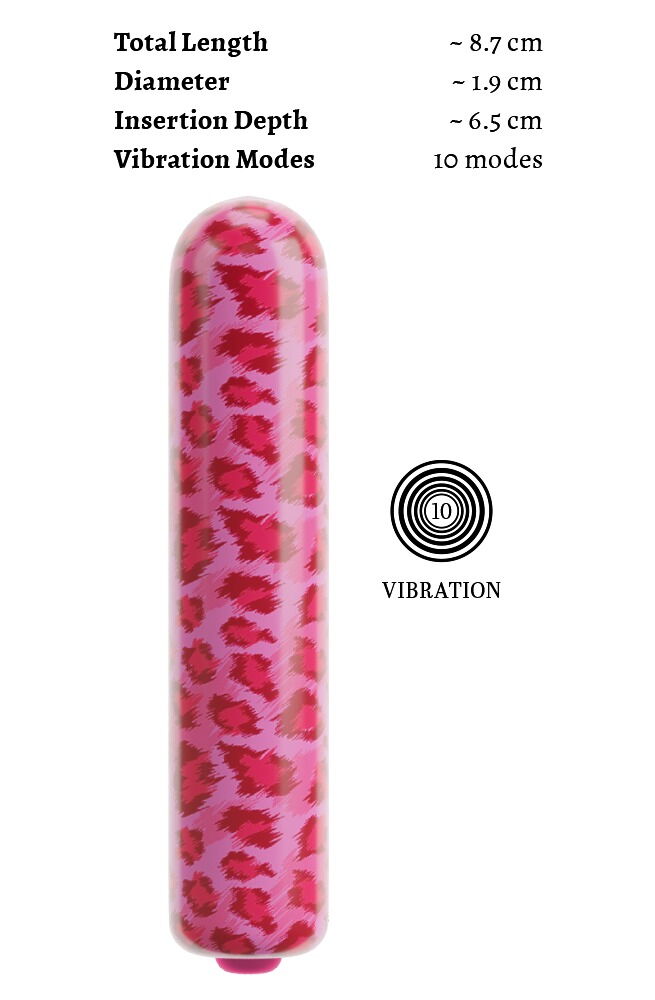 Mini vibrator i pop-design
