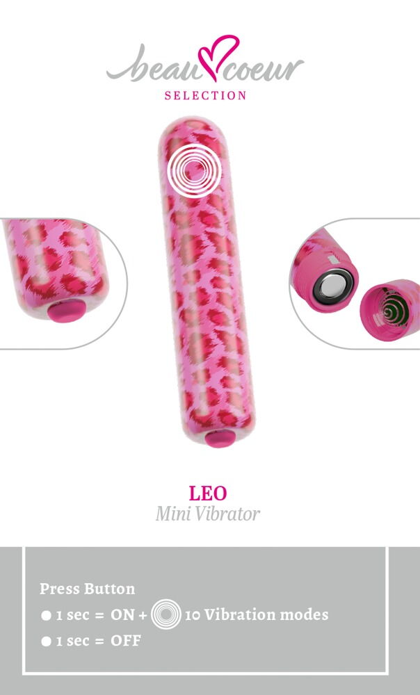 Mini vibrator i pop-design