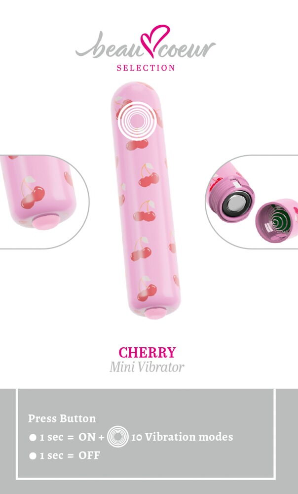 Mini vibrator "CHERRY" i pop-design