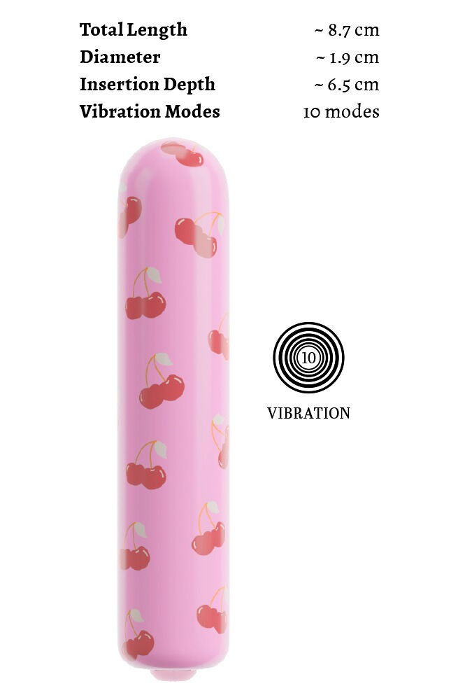 Mini vibrator "CHERRY" i pop-design