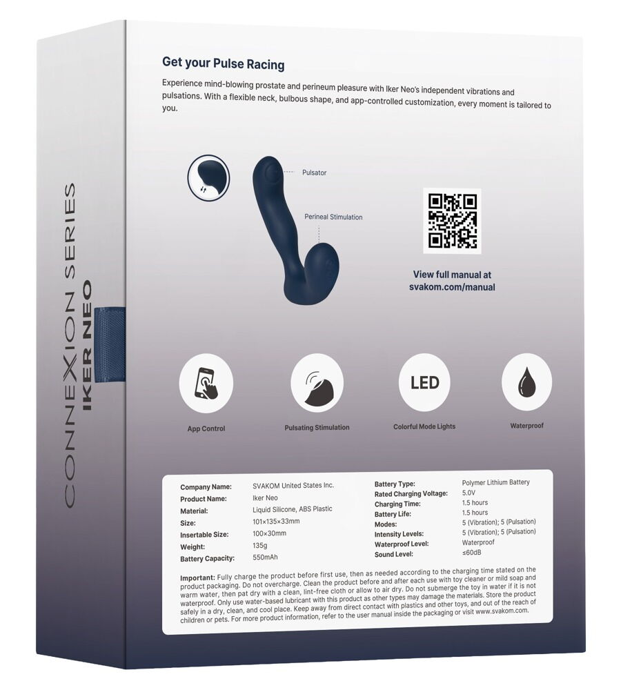 Analvibrator "Iker Neo"kan også styres via app