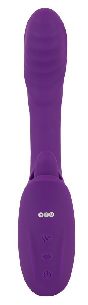 Vibrator "be Naughty" med tunge-klitorisstimulator