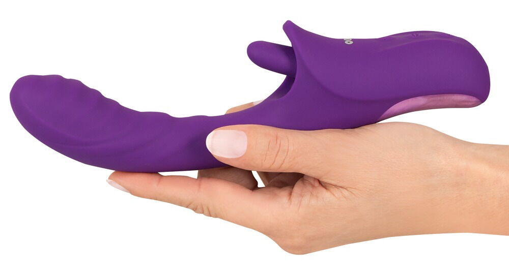 Vibrator "be Naughty" med tunge-klitorisstimulator