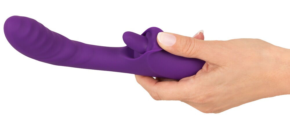Vibrator "be Naughty" med tunge-klitorisstimulator