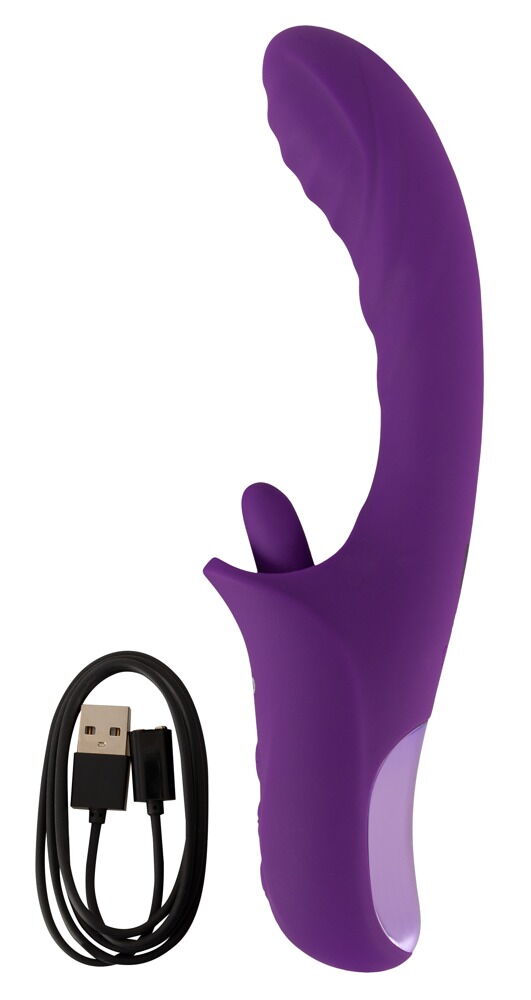 Vibrator "be Naughty" med tunge-klitorisstimulator
