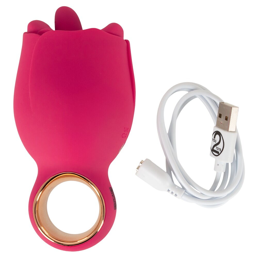 Lay-on vibrator "Oral Fun" med vibrerende slikketunge