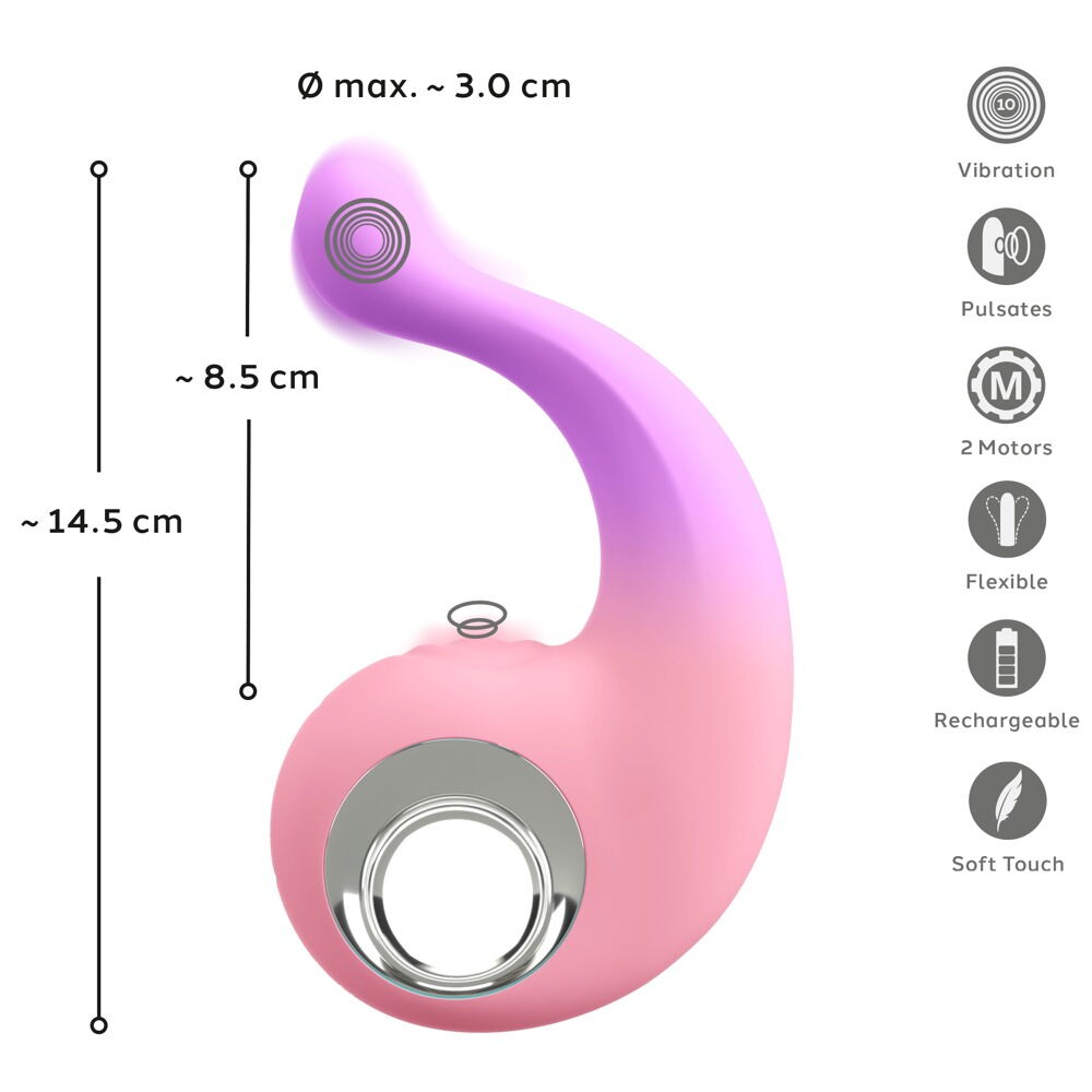 Vibrator "be Elegant" med 2 motorer