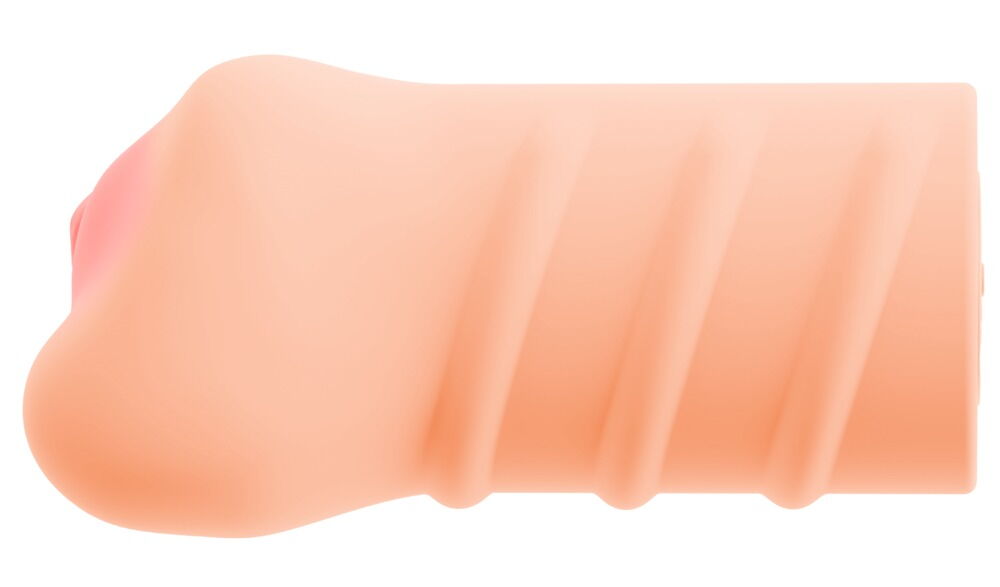 Masturbator med vibration og stødfunktion