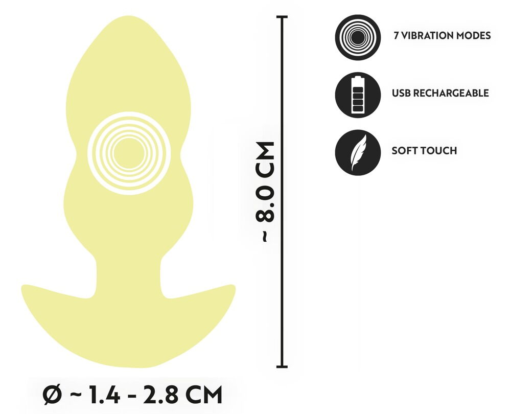 Vibrating Mini Butt Plug