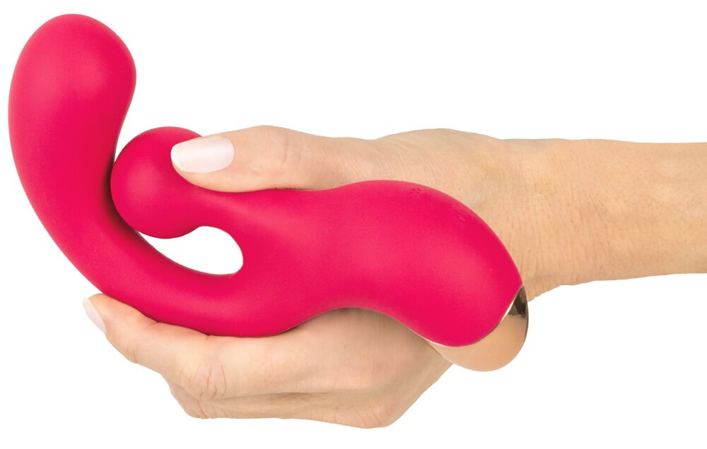 Rabbitvibrator "G-Spot" med roterende klitorisstimulator