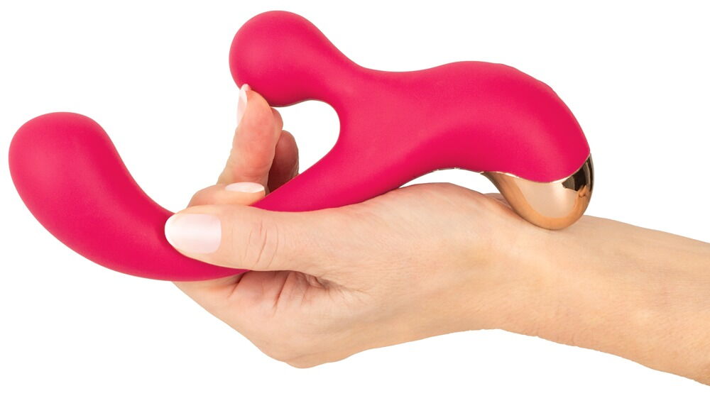 Rabbitvibrator "G-Spot" med roterende klitorisstimulator