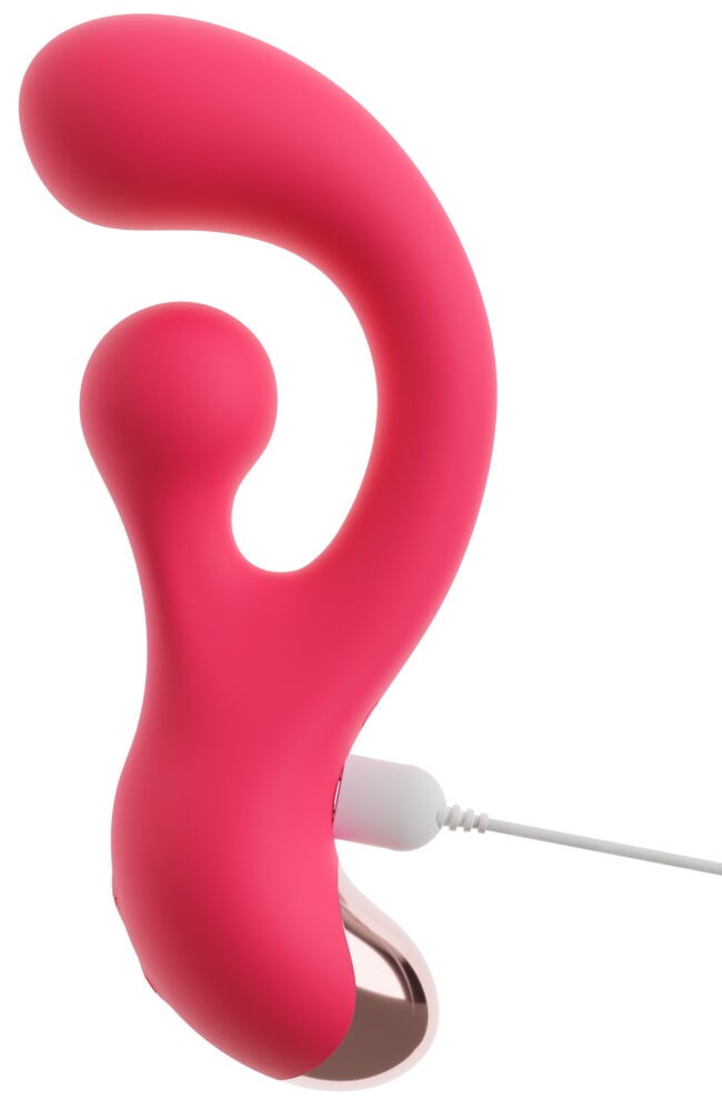 Rabbitvibrator "G-Spot" med roterende klitorisstimulator