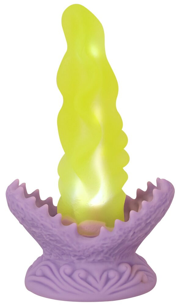 Dildo "Passionate Plant" med LED-belysning i 10 tilstande