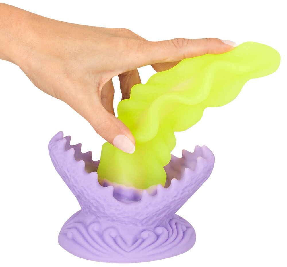 Dildo "Passionate Plant" med LED-belysning i 10 tilstande