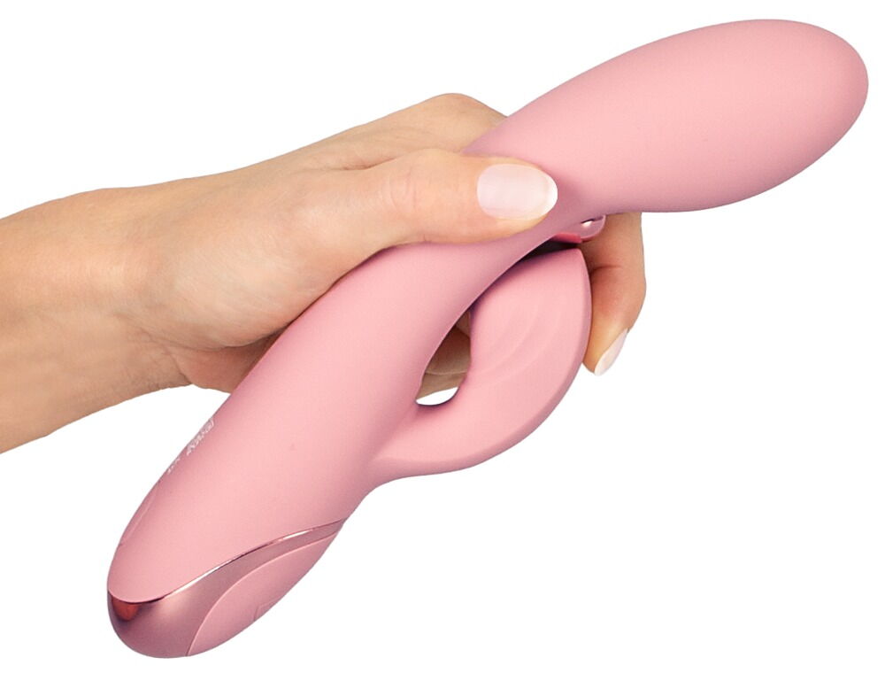 Rabbit Vibrator "AVENOR“ med vibrerende metaltunge til G-zonen