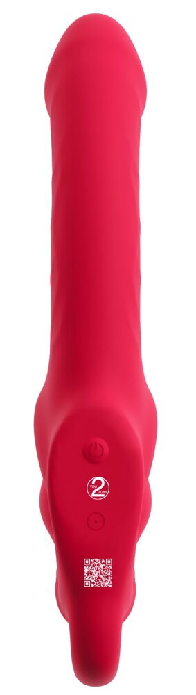 Strapless Strap-on "Triple Teaser RC" mit 3-facher Vibration