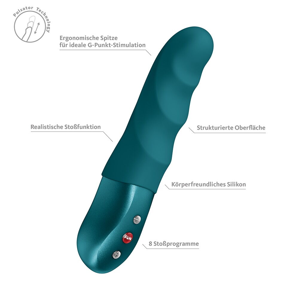 Stødvibrator "STRONIC PETITE" i kompakt format