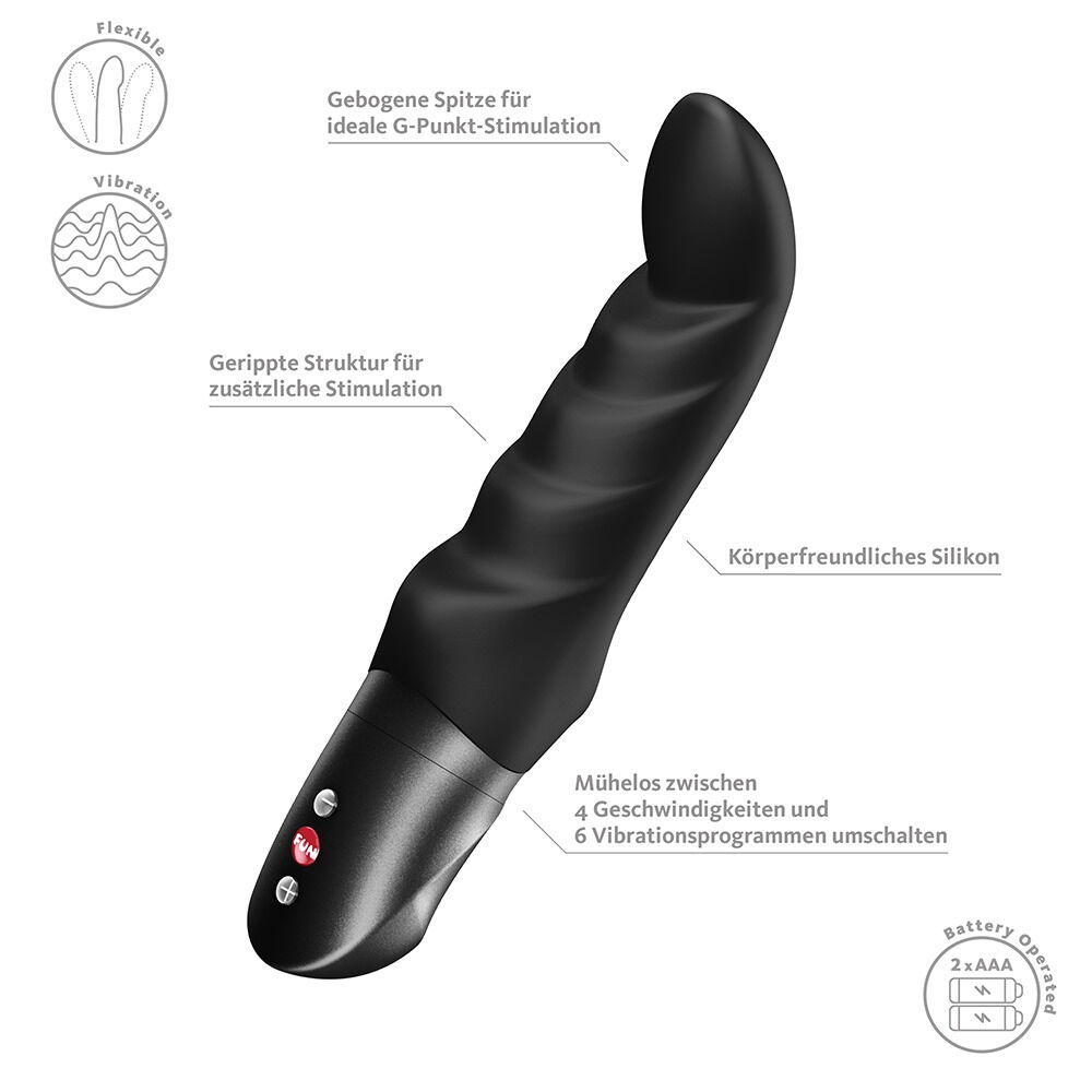 G-punkt-vibrator "ABBY G" med 10 vibrationstilstande