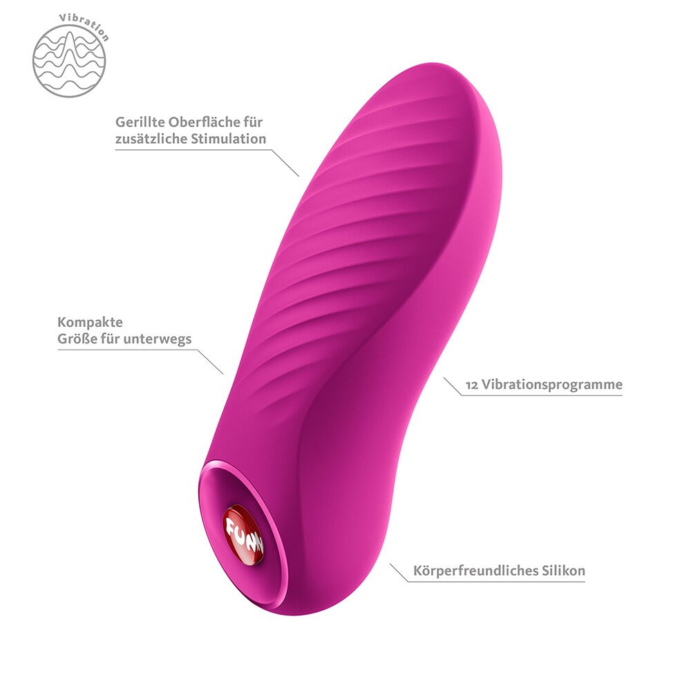Minivibrator "BIJOU" med 12 vibrationsindstillinger