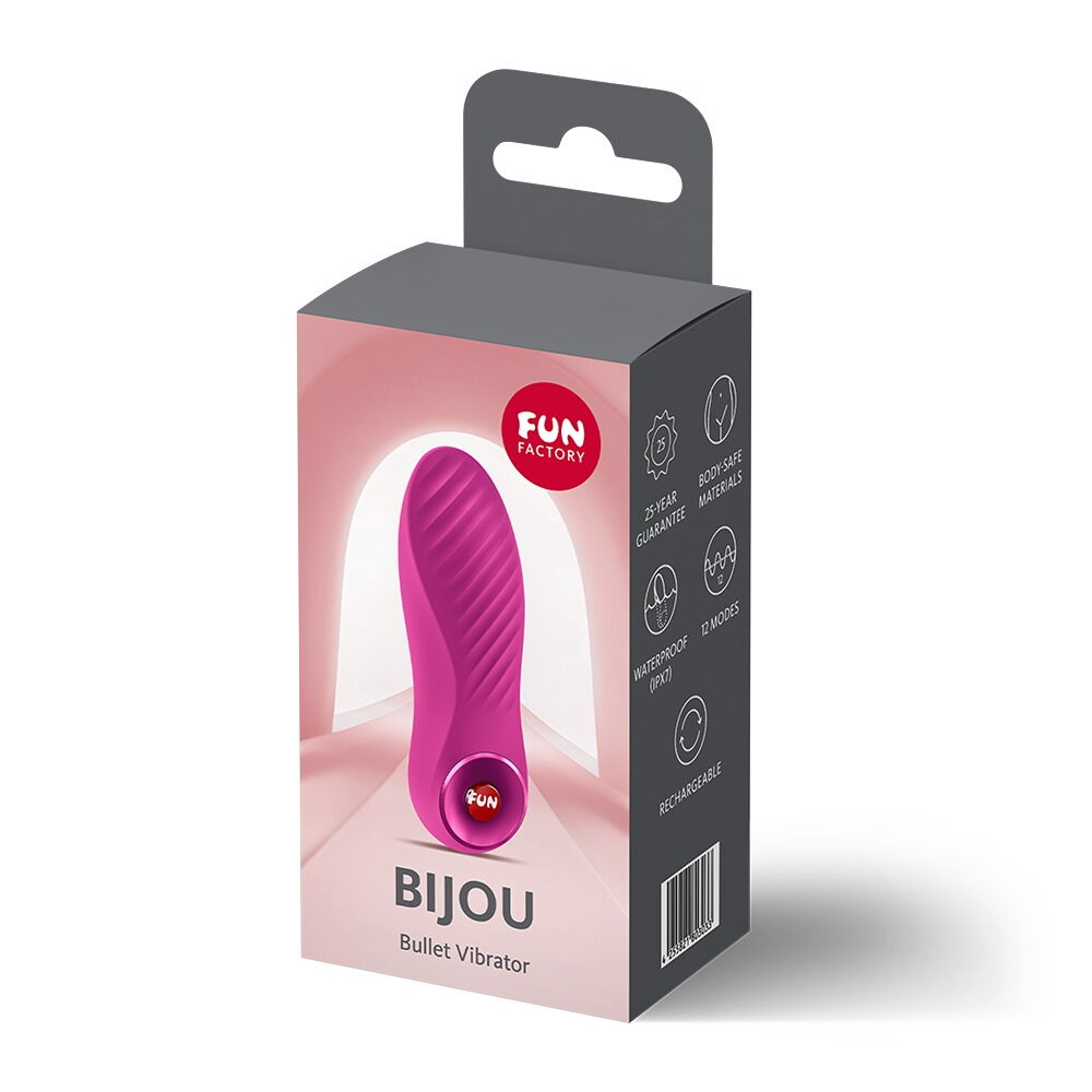 Minivibrator "BIJOU" med 12 vibrationsindstillinger