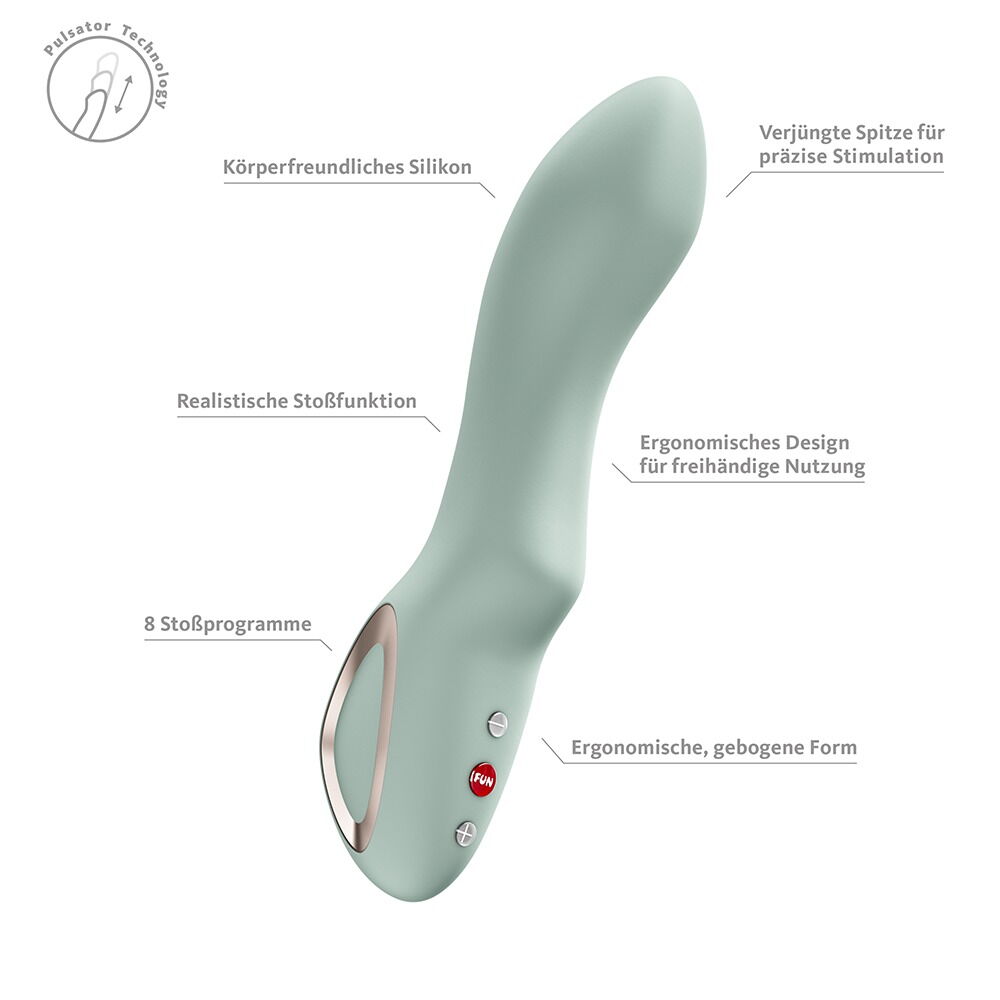 Stødvibrator "STRONIC DIVE“ med G-punktspids