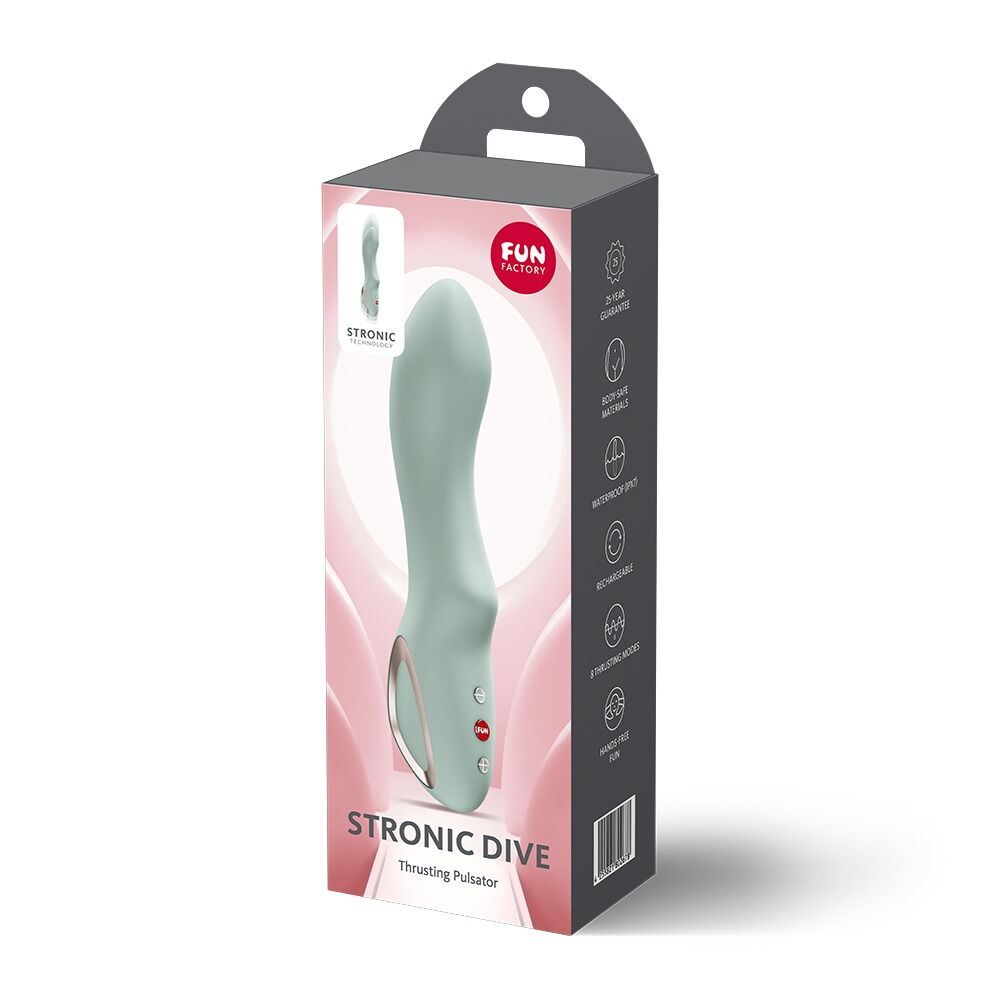Stødvibrator "STRONIC DIVE“ med G-punktspids