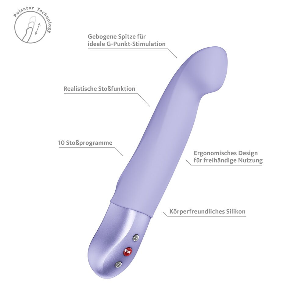 Stødvibrator "STRONIC G“ med G-punktsspids