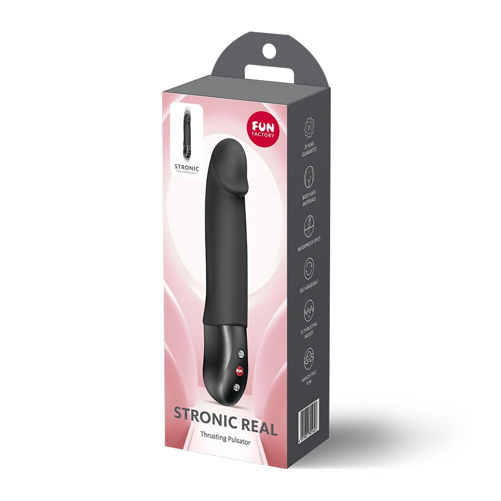 Stødvibrator "STRONIC REAL“ med G-punktshoved