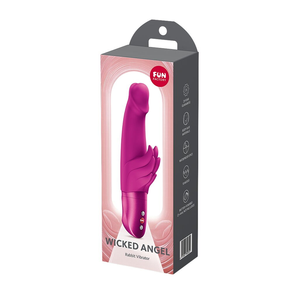 Rabbit vibrator "WICKED ANGEL“ med stimulerende vinger