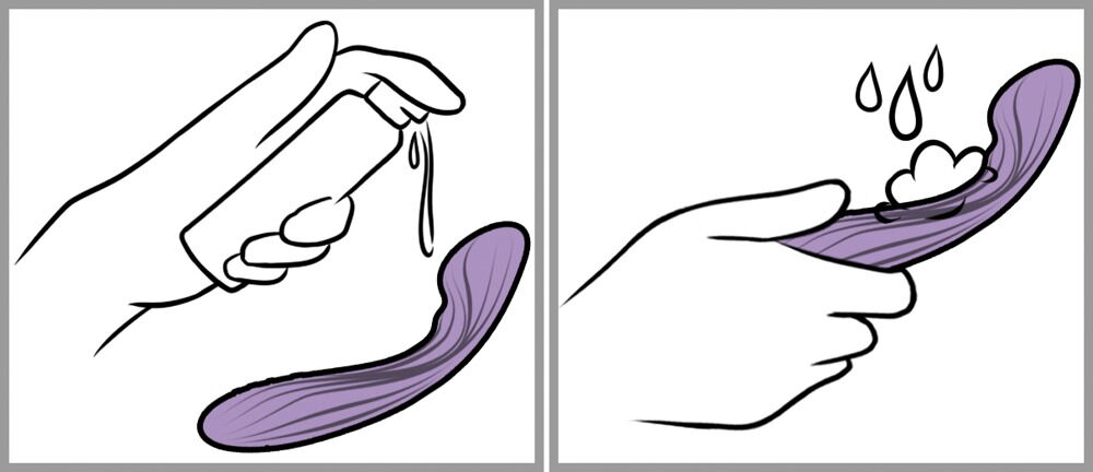 G-punkt-vibrator "Margot" med 2 motorer