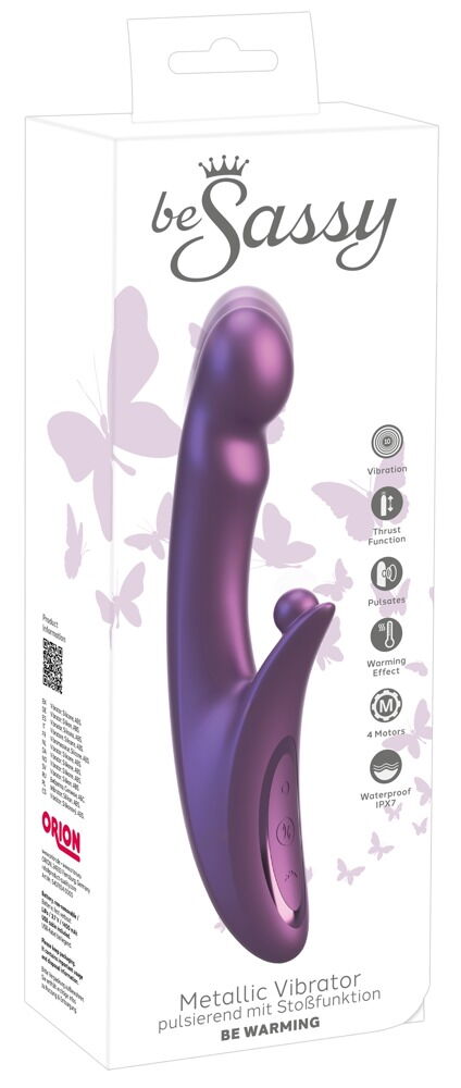 Rabbit Vibrator "be Warming" med pulserende stødfunktion