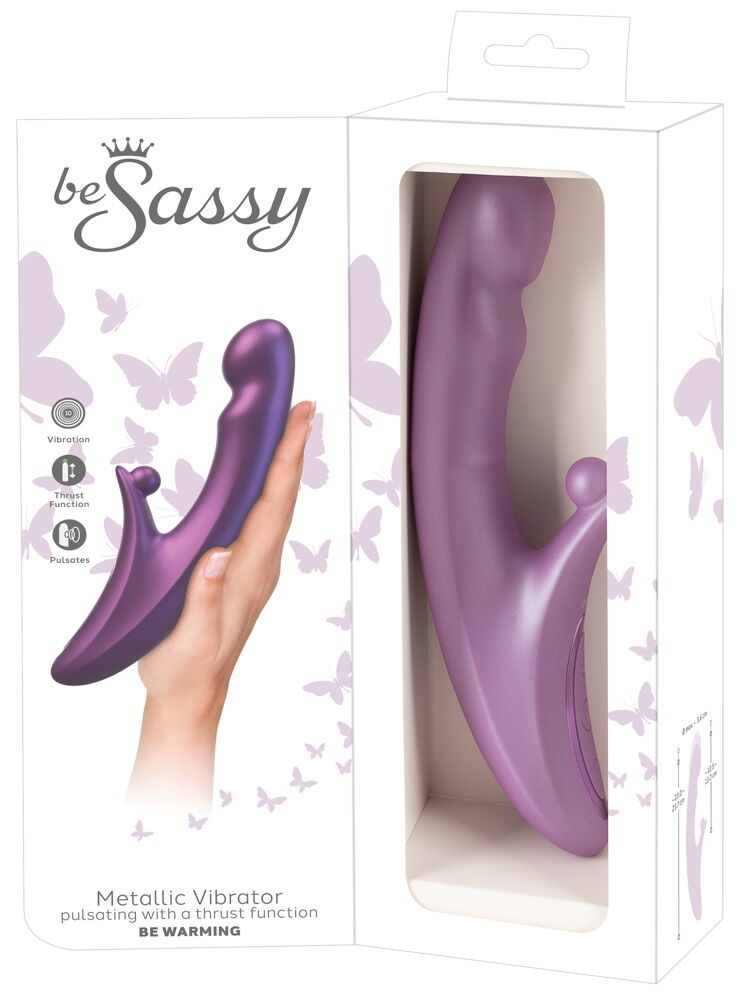 Rabbit Vibrator "be Warming" med pulserende stødfunktion