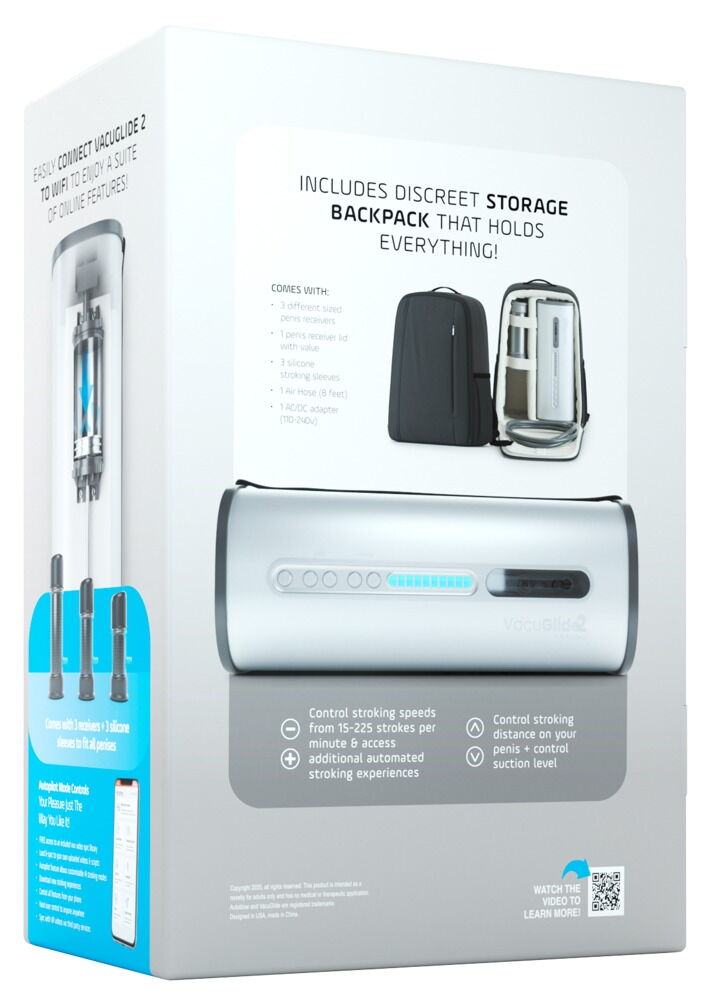 Masturbator "VacuGlide 2" kan nu også styres via app inkl. gratis videoer