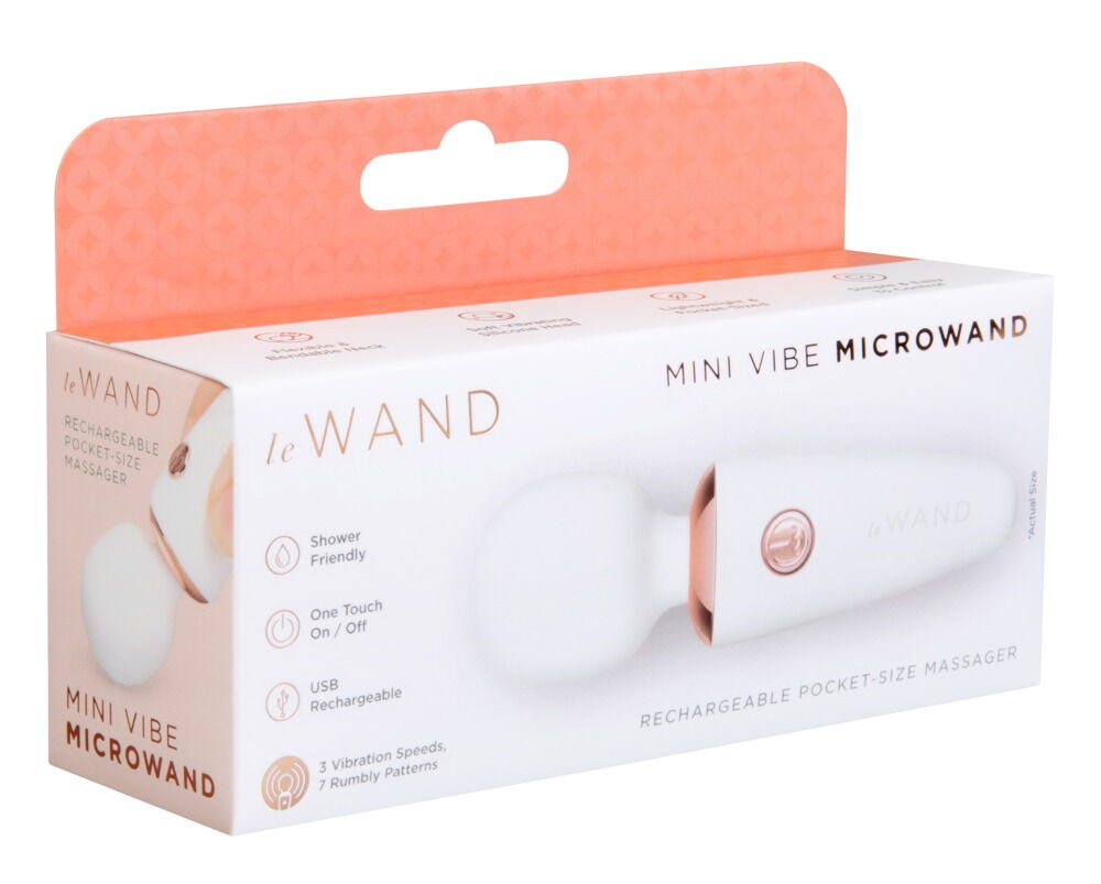 Massagestav "Mini Vibe Microwand" i kompakt rejseformat