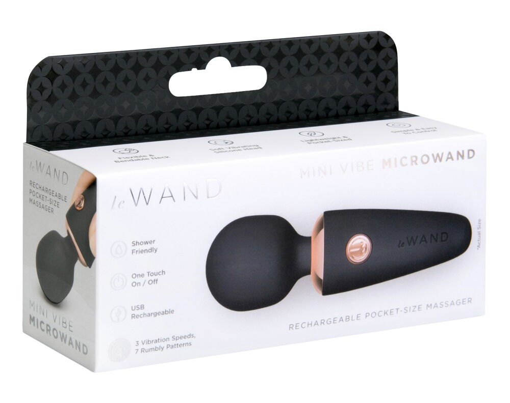 Massagestav "Mini Vibe Microwand" i kompakt rejseformat