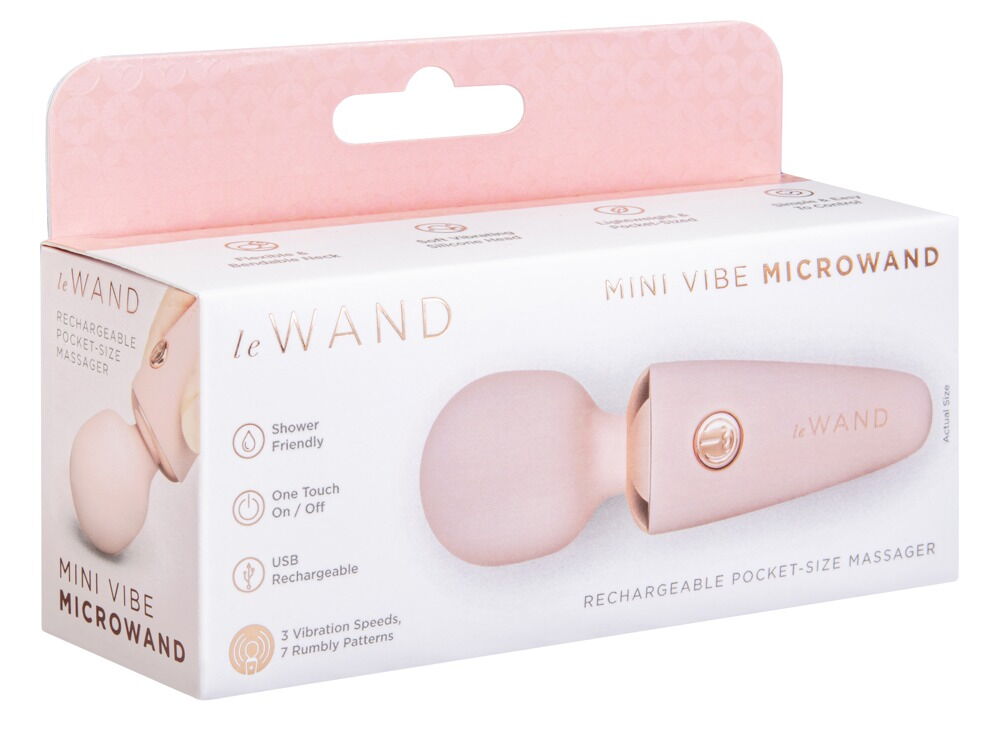 Massagestav "Mini Vibe Microwand" i kompakt rejseformat