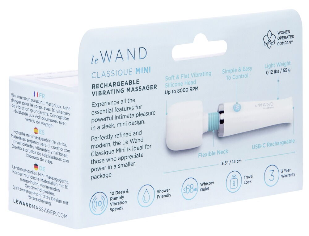 Mini-massagestav „Classique“ med 10 vibrationstilstande