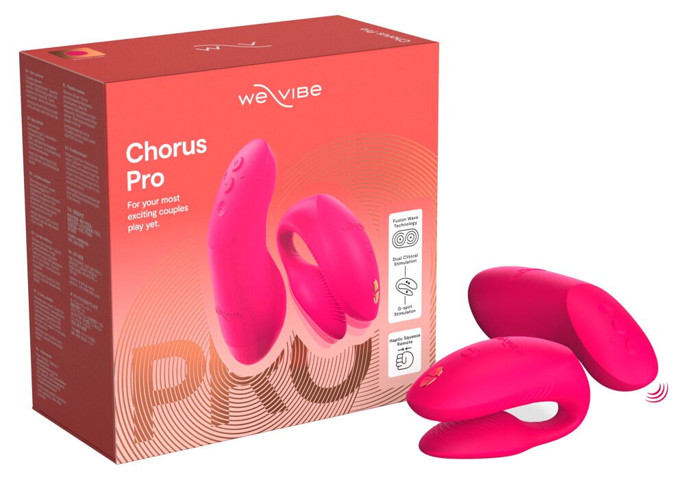 Parvibrator "Chorus Pro" med Haptic Squeeze fjernbetjening