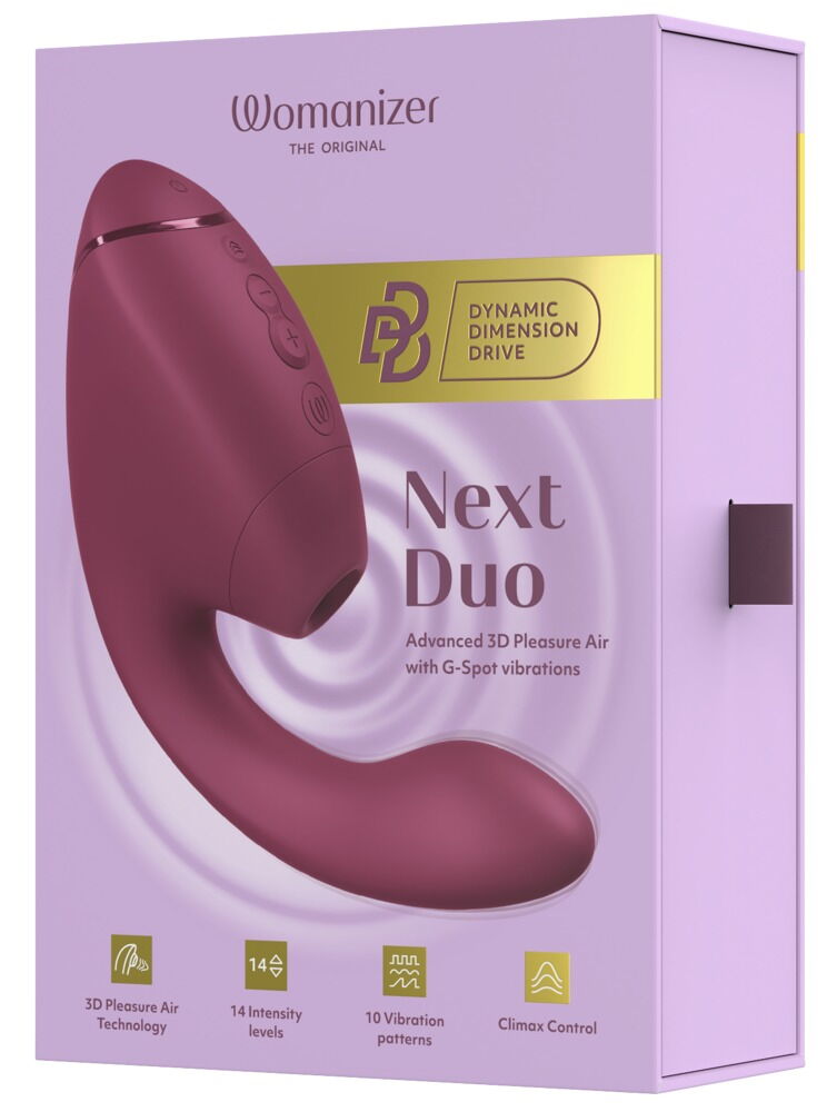 Pulsator "Womanizer Next Duo" med G-punktsvibrator