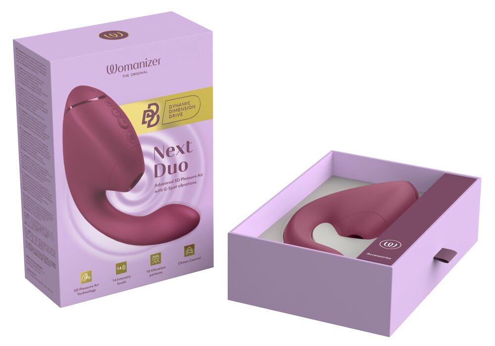 Pulsator "Womanizer Next Duo" med G-punktsvibrator