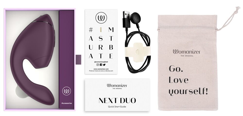 Pulsator "Womanizer Next Duo" med G-punktsvibrator