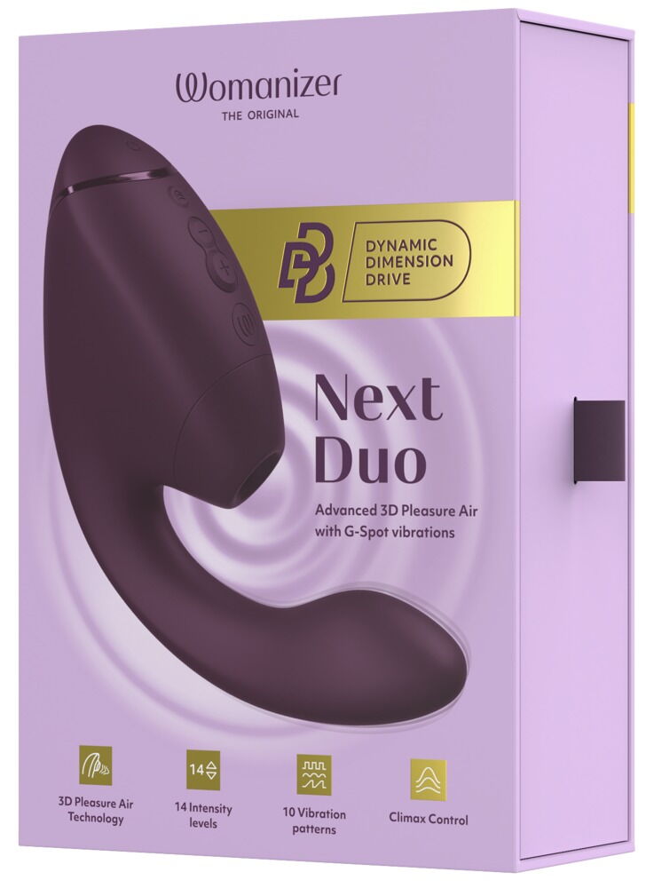 Pulsator "Womanizer Next Duo" med G-punktsvibrator