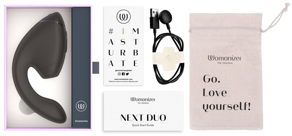 Pulsator "Womanizer Next Duo" med G-punktsvibrator