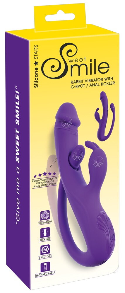 Rabbit Vibrator med g-punkts/anal stimulator